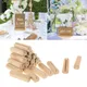 Porte-photo en bois rustique porte-cartes pour mariage fête à la maison numéro de table signe de