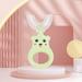 Cartoon Soft Silicone Teeth Brush Manual Kids Child U-shaped Toothbrush 360 Degree Oral Care Cleaning GREEN