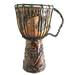 JIVE Djembe Drum Hand Carved Dragon Wood Drum 12