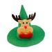 UDIYO Pet Headgear Pet Christmas Hat Adjustable Ultra-Light Vibrant Color Easy-wearing Dress Up Non-woven Fabric Xmas Tree Elk Style Dog Cat Cosplay Xmas Hat Pet Supplies
