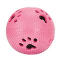 Pet Squeaky Chewing Balls Chewing Spiky Ball Non- Pet Toy Supply Bright Colors Pet Toys Ball For Playing For Pet Tooth Cleaning Blue Paw Print Green Paw Print Pink Paw Print