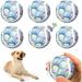 Mondon Tennis Balls for Dogs Fun Squeaky Dog Toys Chew Toys for Exercise and Training | SHOPBOP 6-Pack Colorful Easy-to-Grip Pet Dog Balls | 2.6 Pet Toys for Small and Large Dogs