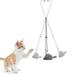 Cat Toy Rope Mouse Play Supplies Hanging Retractable Cat Catching Mouse Toy Funny Door Hanging Bouncing Mouse Retractable Plush Mice Cat Interactive Toy