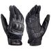 Daytona Henry Begins Motorcycle Gloves Palm Genuine Leather (Goat Leather) Spring Summer Hard Protector Touch Panel Compatible Full Mesh Protector Gloves HBG-073 Gray XL Size 25898