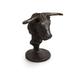 Bronzed Finished Bull Bust Pen Holder.