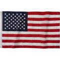 FLAGWIN 4x6 ft American Flag Outdoor Made In USA US Flags Heavy Duty Polyester Longest Lasting Embroidered Stars Sewn Stripes with 2 Brass Grommets United States Flag Premium USA Flag Banner