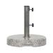 MAYPEX 42LBS Round Granite Umbrella Base Gray