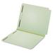 Globe-Weis Dual Tab Pressboard Folder 2 Fasteners 2 Expansion Letter Light Green