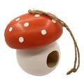 Mushroom Sculpture Tree Decor Birdhouse for Garden Courtyard Outside Lawn