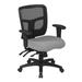 Inbox Zero Y Series Ergonomic Task Chair Upholstered in Gray/Black | 39 H x 25.25 W x 26.5 D in | Wayfair 28640DC4B8AC42FEA950B5BC82497C53