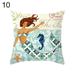 Anvazise Ocean Starfish Mermaids Sea Turtle Soft Cushion Cover Pillow Case Home Decor