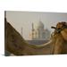 Great BIG Canvas | India Camel at the Taj Canvas Wall Art - 48x32