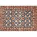 Ahgly Company Indoor Rectangle Traditional Chestnut Brown Persian Area Rugs 2 x 4