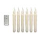 KKCXFJX lightning deals of today 6PCS Battery Operated Flameless LED Taper Candles Lights Fake Candles