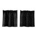 Star Curtains Short Curtains Small Curtains Rod Curtains Kitchen Coffee Curtains Bedroom Curtains Lace Curtains 24 X 29 Inch 2 Panels Light Blocking Curtains Curtains 84 Inch Length 2 Panels Set