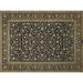 Ahgly Company Indoor Rectangle Traditional Mid Gray Persian Area Rugs 6 x 9