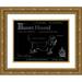 Ethan Harper 24x19 Gold Ornate Wood Framed with Double Matting Museum Art Print Titled - Blueprint Bassett Hound