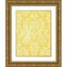 Grey Jace 19x24 Gold Ornate Wood Framed with Double Matting Museum Art Print Titled - Sunny Wall