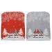 Christmas Chair Covers Christmas Seat Covers Santa Chair Back Covers Christmas Decor Dining Chair Slipcovers Xmas Chair Back Covers for Xmas Dinner Table Room Party Hotel Wedding Decoration (2pcs)