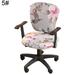 Anvazise Swivel Chair Cover Stretchy Office Armchair Protector Seat Backrest Decoration