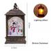 Christmas Candle Lantern Hanging Ornament Beautiful Pendant Battery Powered Home Decoration for Festival Holiday