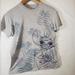 Disney Shirts | Disney Parks Stitch In Leaves Medium Unisex Shirt From Inside The Disney Parks | Color: Blue/Gray | Size: M