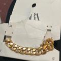 Zara Jewelry | Azara Limited Edition Chain Link Bracelet | Color: Gold | Size: Os