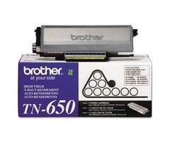 Brother BRTTN650 TN650 High-Yield Toner - 8000 Page-Yield, Black