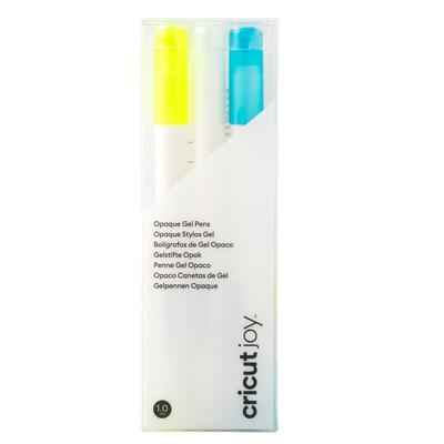 Cricut Joy Opaque Gel Pens 1.0 mm | Yellow/White/Blue | 3 Count | White/Blue/Yellow