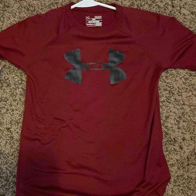 Under Armour Shirts & Tops | Kids Under Armour Shirt Size Youth Small | Color: Black/Red | Size: Sb