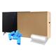 Double Wall Cardboard TV box with Foam Corners & Bubble Wrap (65 Inch)