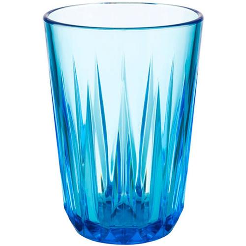 "Becher APS ""Tritan"" Trinkgefäße Gr. Ø 7 cm x 9,5 cm 150 ml, blau (blue sky) Glas-Set Wasserglas Wassergläser Saftgläser Made in Germany, 6-teilig"