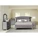 CDecor Home Furnishings Audrey 2-Piece Upholstered Bedroom Set w/ Chest Upholstered, Wood in Gray | 66.25 H x 104 W x 88.5 D in | Wayfair