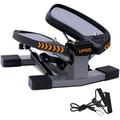 UPGO Portable Stair Stepper with Resistance Band for Home Mini Workout Stepper Exercise Machine with 330lbs Weight Capacity