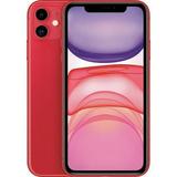 Pre-Owned Apple iPhone 11 128GB Fully Unlocked (Verizon + Sprint + GSM Unlocked) - Red (Refurbished: Fair)