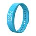 Bracelet Watch with Realtime Showing Waterproof Smart Wristband LED Screen Fitness Sports Sleep Smart Watch (Blue)