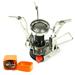 ROBOT-GXG Portable Folding Outdoor Stove Cookware Gas Camping Stove Hiking Picnic BBQ Tank Cooker Furnace Mini
