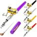 Travelwant Lightweight Mini Pen Shape Telescopic Fishing Rod Pole Reel Fish Tackle Tools