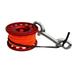 Aluminum Alloy Scuba Diving Reel Finger Spool 30m Line Double End Clip Underwater gear for dive Equipment