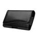 Belt Holster Case for Cricket Innovate E 5G - Horizontal Executive PU Leather Magnetic Closure Phone Holder Carrying Pouch - Black