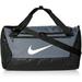 NIKE Brasilia Small Duffel - 9.0 Flint Grey/Black/White Misc