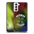 Head Case Designs Officially Licensed Riverdale South Side Serpents Snake Skin Print Logo Hard Back Case Compatible with Samsung Galaxy S21 5G