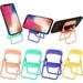 4 Pcs Mini Chair Phone Holder Chair Cell Shape Cellphone Stand Cute Phone Holder Foldable Folding Adjustable Phone Stand for Desk Funny Mobile Phone Desktop Tablet Office Home 4 Candy Colors