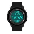 Fashion Waterproof Men s Boy LCD Digital Stopwatch Date Rubber Sport Wrist