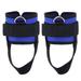 NUOLUX 2pcs Ankle Strap Padded D-ring Ankle Cuffs for Gym Workouts Cable Machines Butt and Leg Weights Exercises (Blue)