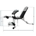 Docooler 6+3 Positions Adjustable Weight Bench with Leg Extension - Olympic Utility Benches with Preacher Curl