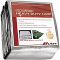 Heavy Duty Tarp Multi Purpose Silver Waterproof 10Mil Thick Poly Tarp Cover