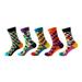 TAIAOJING 5 Pairs Women Socks Print Socks Gifts Cotton Long Funny Socks For Women Novelty Funky Cute Socks Casual Socks