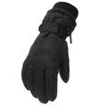 Fridja Kids Winter Gloves Waterproof Snow Ski Gloves Warm Mittens Windproof Unisex Gloves for Cold Weather Girls Boys Children 4-16 Years Old Black