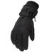 Fridja Kids Winter Gloves Waterproof Snow Ski Gloves Warm Mittens Windproof Unisex Gloves for Cold Weather Girls Boys Children 4-16 Years Old Black